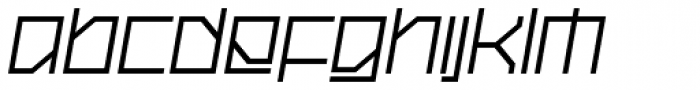 Oxygen Italic Font LOWERCASE
