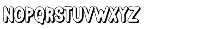 Oxyneo Shadow Font UPPERCASE