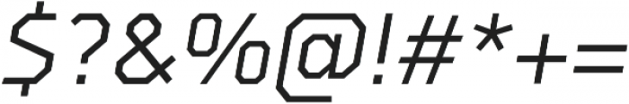 Oyko Italic otf (400) Font OTHER CHARS