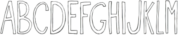 Oyster Outline otf (400) Font UPPERCASE