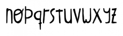 Oyster Medium 2 Font LOWERCASE