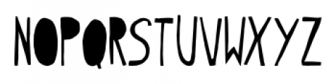Oyster Stencil Font UPPERCASE