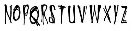 Oyukis Ghost Regular Font LOWERCASE