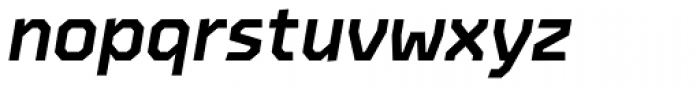 Oyko Bold Italic Font LOWERCASE