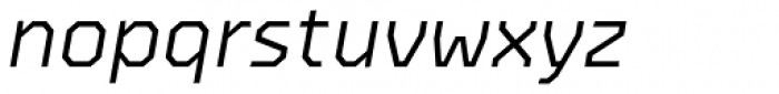 Oyko Italic Font LOWERCASE
