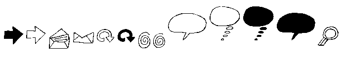 Oyster Extras Font UPPERCASE