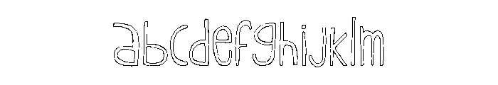 Oyster Outline FONT