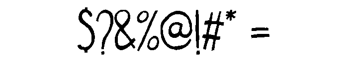 Oyster Regular Font OTHER CHARS