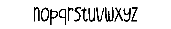 Oyster Regular Font LOWERCASE