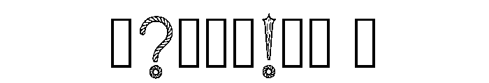 Ozark Regular Font OTHER CHARS
