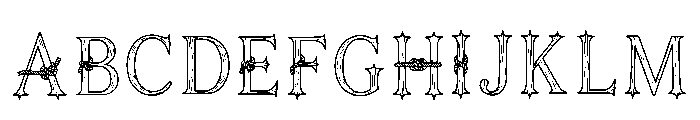 Ozark Regular Font UPPERCASE
