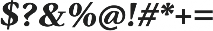Ozzie Bold Italic otf (700) Font OTHER CHARS