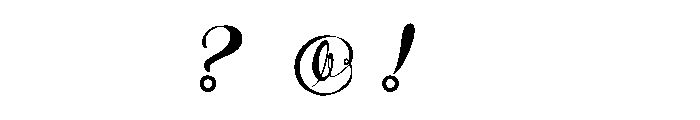 OZH Font OTHER CHARS