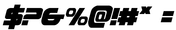 Ozda Italic Font OTHER CHARS