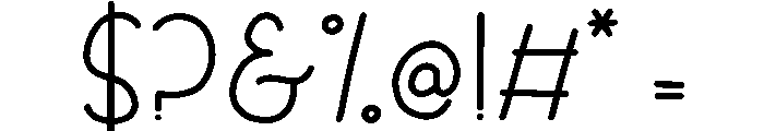 Ozwald Font OTHER CHARS