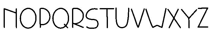 Ozwald Font UPPERCASE