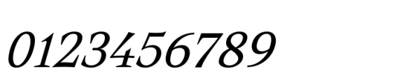 Ozana Pro Variable Italic Font OTHER CHARS