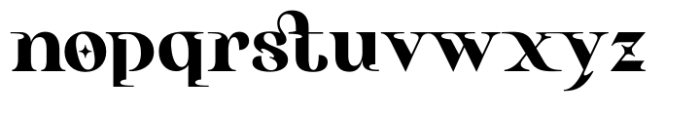 Ozelot Heavy Font LOWERCASE