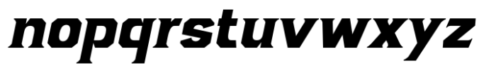 Ozeum Italic Font LOWERCASE