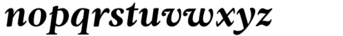 Ozzie Bold Italic Font LOWERCASE