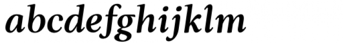 Ozzie SemiBold Italic Font LOWERCASE