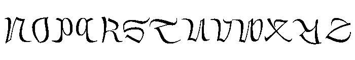 OZZY IV Instance Font LOWERCASE