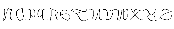 Ozzy I Font LOWERCASE