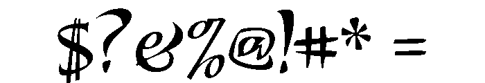 Ozzy Vi Font OTHER CHARS