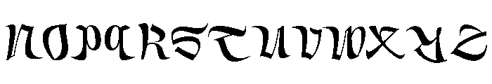 Ozzy Vi Font UPPERCASE