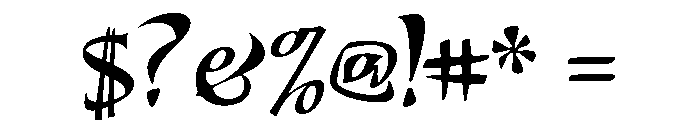Ozzy Vii Font OTHER CHARS