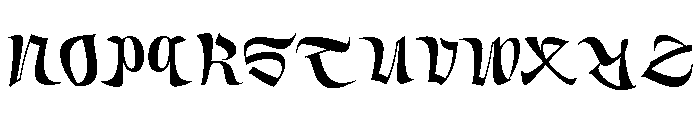 Ozzy Vii Font LOWERCASE