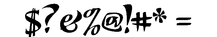 Ozzy Viii Font OTHER CHARS