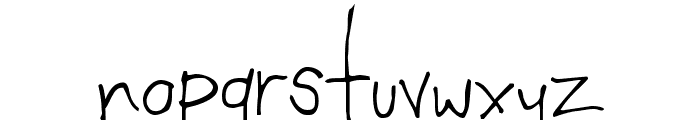 P.O.S 3000 Font LOWERCASE
