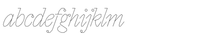 P Kiko Hairline Italic FONT