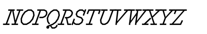 P Kiko Medium Italic Font UPPERCASE