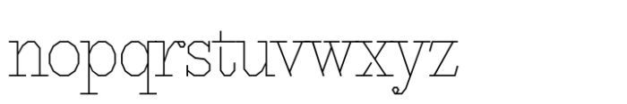 P Kiko Thin Font LOWERCASE