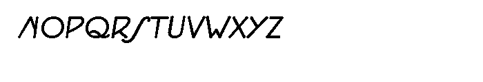 P22 Eaglefeather Bold Italic Font UPPERCASE