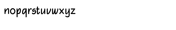 P22 Eaglefeather Informal Font LOWERCASE