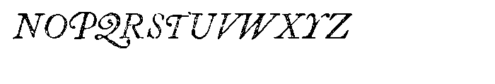 P22 Franklin Caslon Italic™ Font UPPERCASE