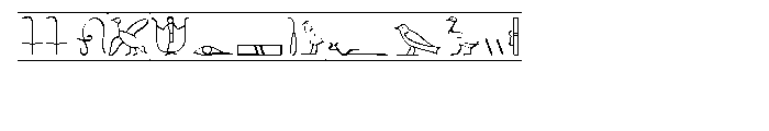 P22 Hieroglyhic Cartouche Font UPPERCASE