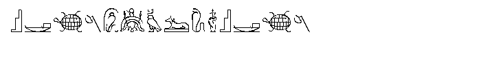 P22 Hieroglyphic Decorative Font OTHER CHARS