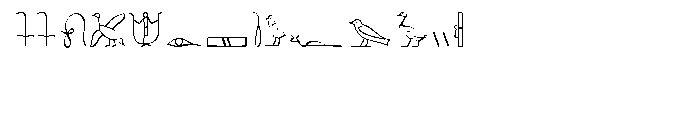 P22 Hieroglyphic Phonetic Font UPPERCASE