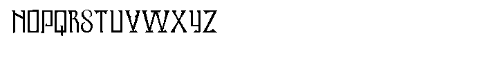 P22 Kells Square Font UPPERCASE