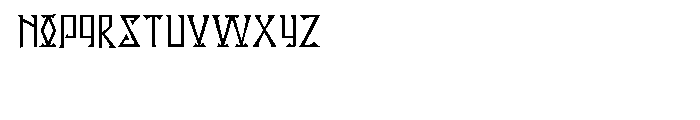 P22 Kells Square Font LOWERCASE