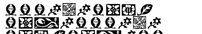 P22 Morris Ornaments Font OTHER CHARS