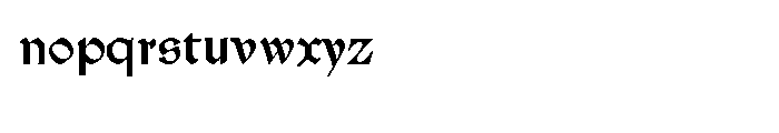 P22 Morris Troy Font LOWERCASE