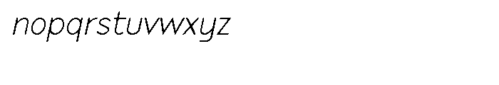 P22 Speyside Light Italic Font LOWERCASE