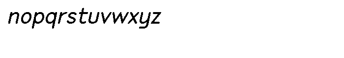 P22 Speyside SemiBold Italic Font LOWERCASE