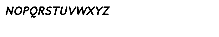 P22 Speyside Small Caps Bold Italic Font LOWERCASE