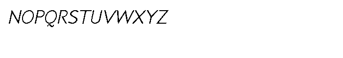 P22 Speyside Small Caps Light Italic Font LOWERCASE